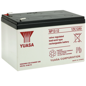 YUASA NP12-12 ΜΠΑΤΑΡΙΑ ΜΟΛΥΒΔΟΥ 12AH 12V YUASA