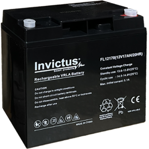 INVICTUS FL12-17 ΜΠΑΤΑΡΙΑ ΜΟΛΥΒΔΟΥ 17AH 12V INVICTUS