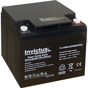 INVICTUS FL12-45 SOLAR ΜΠΑΤΑΡΙΑ ΜΟΛΥΒΔΟΥ 45AH 12V INVICTUS