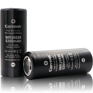 KEEPPOWER ΕΠΑΝΑΦΟΡΤΙΖΟΜΕΝΗ ΜΠΑΤΑΡΙΑ ΛΙΘΙΟΥ 26650-5200mAh  