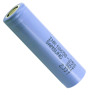 SAMSUNG 18650-2500mAH INR ΜΠΑΤΑΡΙΑ ΛΙΘΙΟΥ ΧΩΡΙΣ ΠΡΟΣΤΑΣΙΑ 
