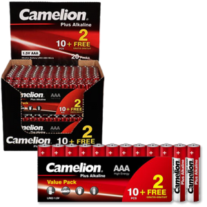 LR03 SP12 ΜΠΑΤΑΡΙΑ CAMELION ΑΛΚΑΛΙΚΗ AAA 10+2 CAMELION