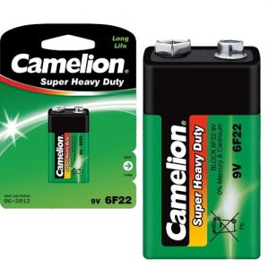 6F22-BP1G ΜΠΑΤΑΡΙΑ CAMELION SUPER HEAVY DUTY 9V CAMELION