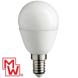 LED-BAL-E17-CS ΛΑΜΠΑ LED MINWA E14 230V 6W 4000K 