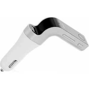 FM Transmitter Αυτοκινήτου CarG7 με Bluetooth / MicroSD Ασημί