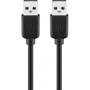 GOOBAY καλώδιο USB 2.0 Type A 93595, copper, 5m, μαύρο