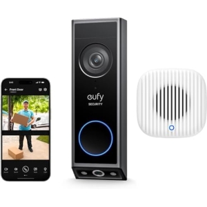 Anker Doorbell E340 with chime, Dual Camera, 2K FHD, Dual Band 2,4/5 GHz