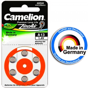 A13-BP6 ΜΠΑΤΑΡΙΑ CAMELION ΑΚΟΥΣΤΙΚΩΝ ΒΑΡΗΚΟΙΑΣ  CAMELION