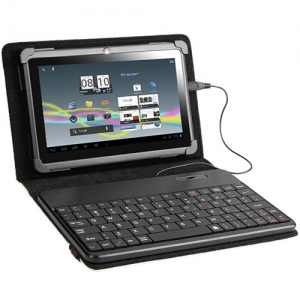 TRACER TABLET CASE WITH KBRD 7'-8' SMART FIT WHITE TRAT43853