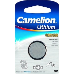 CR2430-BP1 ΜΠΑΤΑΡΙΑ CAMELION ΛΙΘΙΟΥ ΚΟΥΜΠΙ  CAMELION