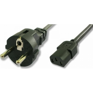 POWERTECH Καλώδιο τροφοδοσίας CAB-P020, 3x 0.75mm², CCS, 1.5m, μαύρο