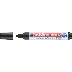 EDDING μαρκαδόρος ασπροπίνακα 660, επαναγεμιζόμενος, μαύρος