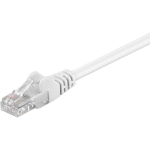 GOOBAY καλώδιο δικτύου 95564, CAT 5e U/UTP, 100 MHz, CCA, 1.5m, λευκό