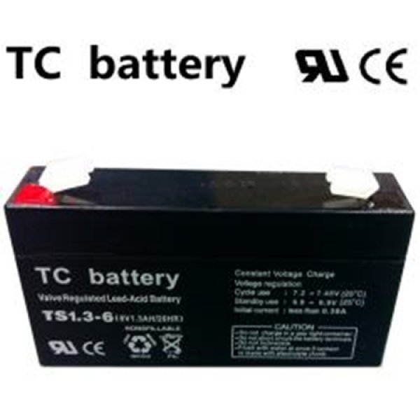 TC ΜΠΑΤΑΡΙΑ ΜΟΛΥΒΔΟΥ 1,3AH 6V TC BATTERY