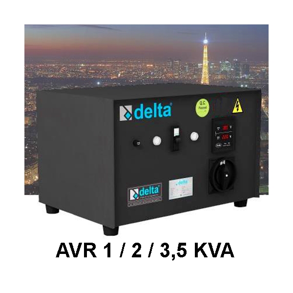 DELTA AVR SERVO SRV-110002 ΣΤΑΘΕΡΟΠΟΙΗΤΗΣ ΜΟΝΟΦΑΣΙΚΟΣ 2 KVA DELTA AVR