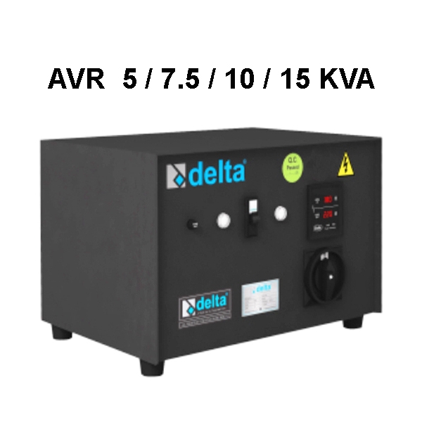 DELTA AVR SERVO SRV-110010 ΣΤΑΘΕΡΟΠΟΙΗΤΗΣ ΜΟΝΟΦΑΣΙΚΟΣ 10 KVA DELTA AVR