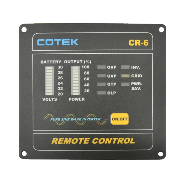 CR-6 ΔΙΑΚΟΠΤΗΣ ΜΕ ΕΝΔΕΙΞΕΙΣ ΚΑΙ ΚΑΛΩΔΙΟ ΓΙΑ INVERTER 24V - ΣΕΙΡΑ SK-SD