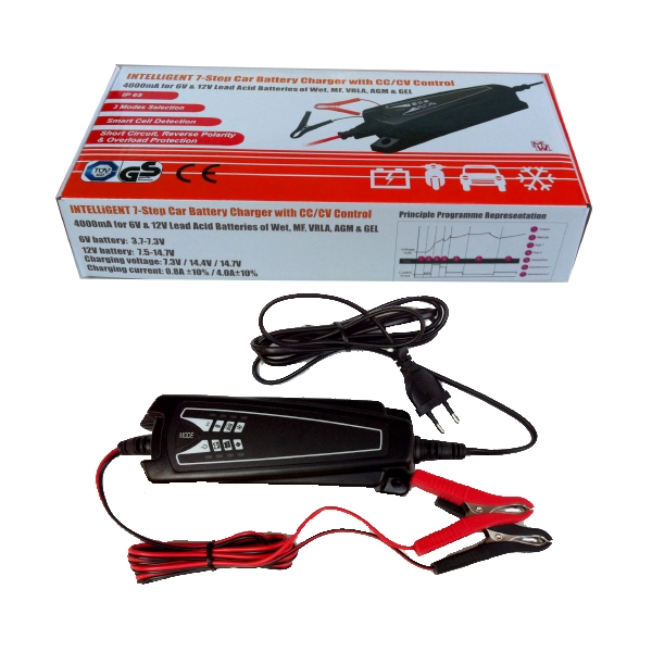 MINWA MW-CC04A ΦΟΡΤΙΣΤΗΣ ΜΠΑΤΑΡΙΩΝ 4A 6V-12V  MINWA