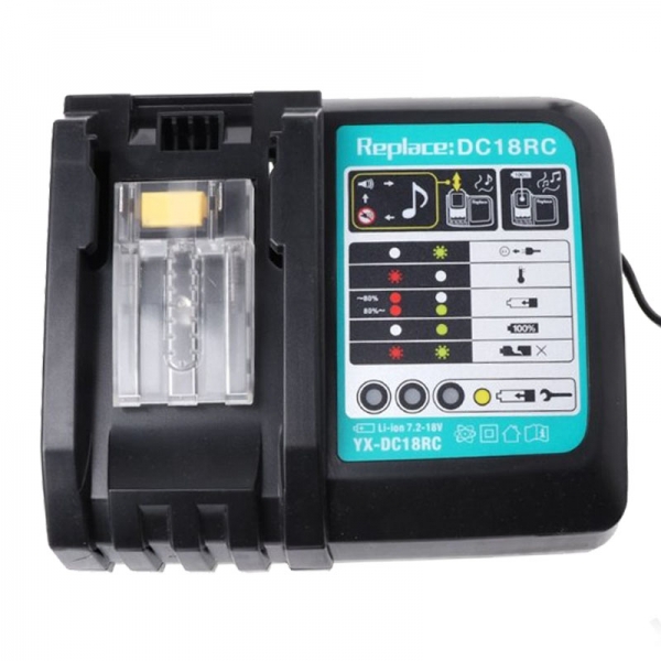 BAT/C-MAK18L - ΦΟΡΤΙΣΤΗΣ ΜΠΑΤΑΡΙΩΝ ΛΙΘΙΟΥ MAKITA 14,4V-18V 1,5A Li-Ion