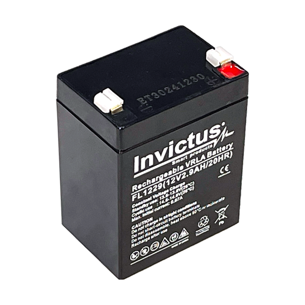 INVICTUS FL12-2,9 ΜΠΑΤΑΡΙΑ ΜΟΛΥΒΔΟΥ 2,9AH 12V INVICTUS