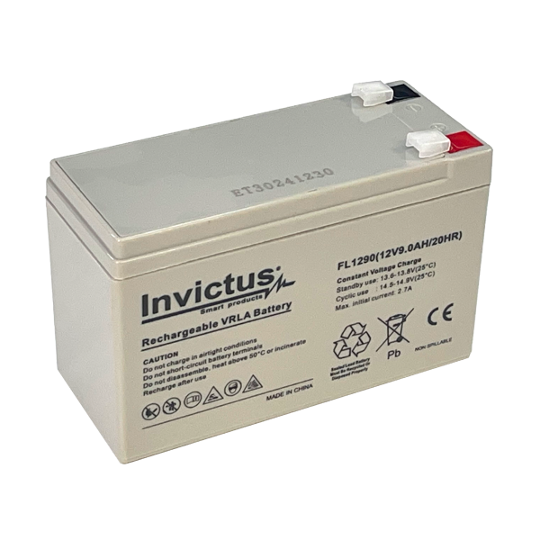 INVICTUS FL12-9 ΜΠΑΤΑΡΙΑ ΜΟΛΥΒΔΟΥ 9AH 12V INVICTUS