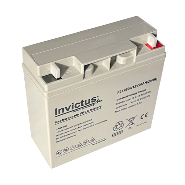 INVICTUS FL12-20 ΜΠΑΤΑΡΙΑ ΜΟΛΥΒΔΟΥ 20AH 12V INVICTUS