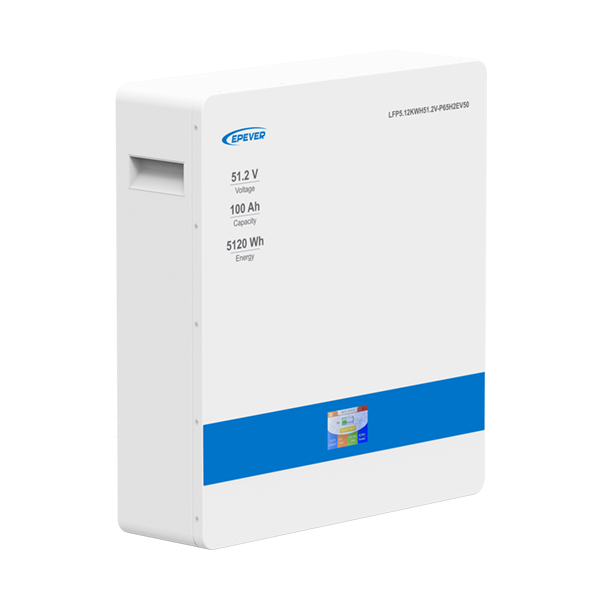 EPEVER EP-LFP51100-W ΜΠΑΤΑΡΙΑ ΛΙΘΙΟΥ WALL-MOUNTED 5,12KWH 51,2V IP65 EPEVER