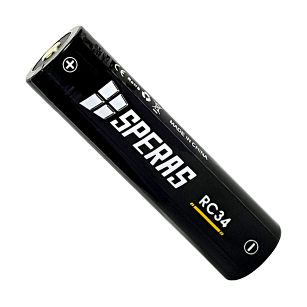 SPERAS RC34 ΜΠΑΤΑΡΙΑ ΛΙΘΙΟΥ ΜΕ USB 18650-3400mAh SPERAS