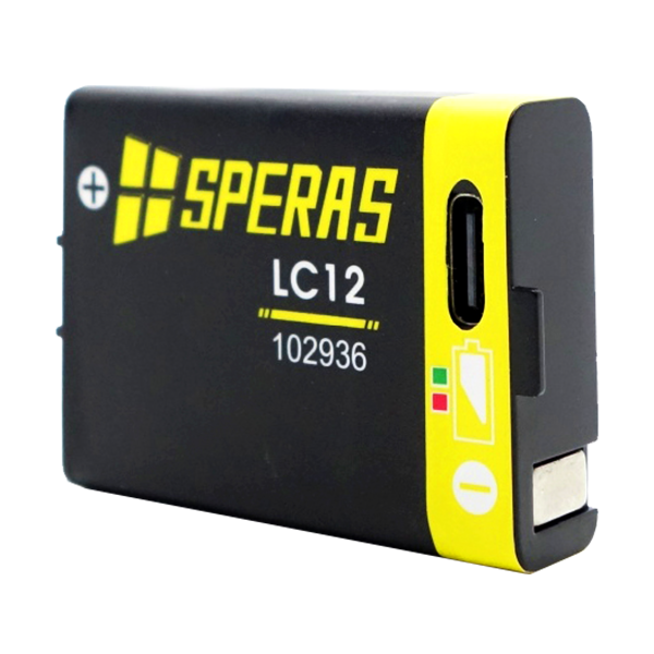 SPERAS LC12 ΜΠΑΤΑΡΙΑ ΛΙΘΙΟΥ 3,7V-1250mAh ΓΙΑ ΦΑΚΟ ΚΕΦΑΛΗΣ B7  SPERAS