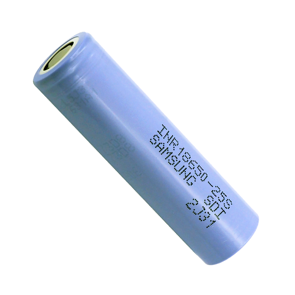SAMSUNG 18650-2500mAH INR ΜΠΑΤΑΡΙΑ ΛΙΘΙΟΥ ΧΩΡΙΣ ΠΡΟΣΤΑΣΙΑ