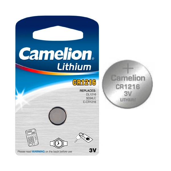 CR1216-BP1 ΜΠΑΤΑΡΙΑ CAMELION ΛΙΘΙΟΥ ΚΟΥΜΠΙ  CAMELION