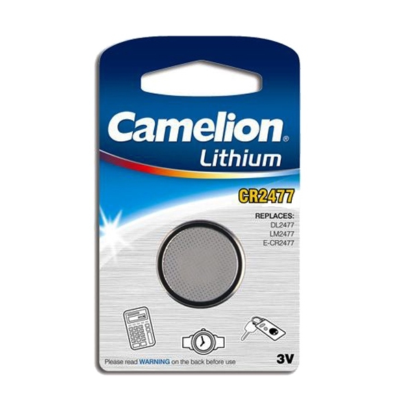 CR2477-BP1 ΜΠΑΤΑΡΙΑ CAMELION ΛΙΘΙΟΥ ΚΟΥΜΠΙ CAMELION