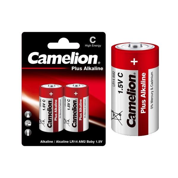 LR14-BP2 ΜΠΑΤΑΡΙΑ CAMELION ΑΛΚΑΛΙΚΗ C 1,5V CAMELION