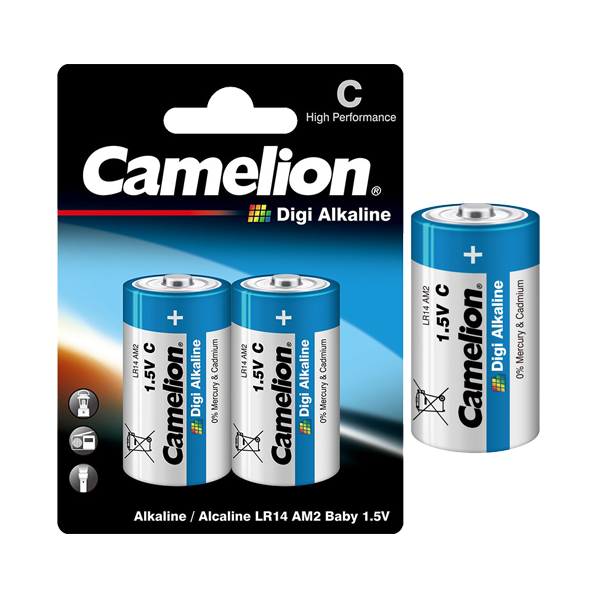 LR14-BP2DG ΜΠΑΤΑΡΙΑ CAMELION DIGI ΕΝΙΣΧΥΜΕΝΗ ΑΛΚΑΛΙΚΗ C CAMELION