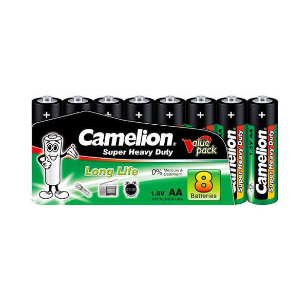 R06P-SP8G MIGNON ΜΠΑΤΑΡΙΑ CAMELION SUPER HEAVY DUTY AA CAMELION