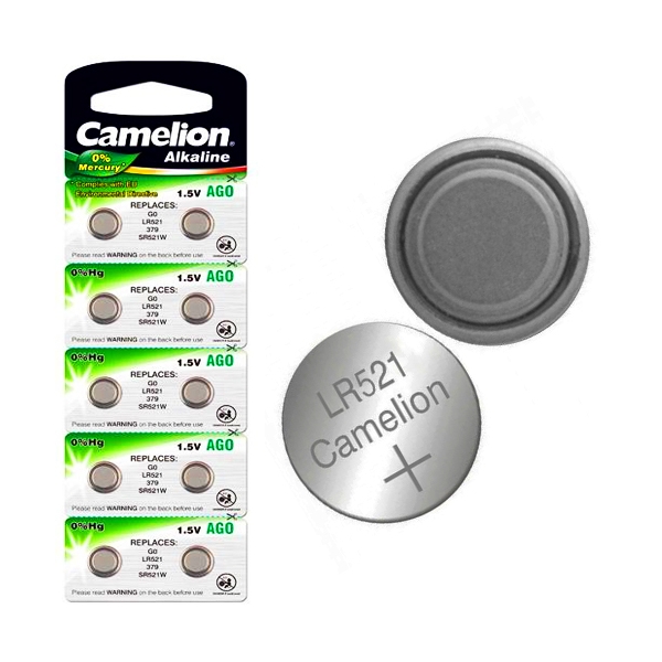 LR521-AG0-BP10 ΜΠΑΤΑΡΙΑ CAMELION ΑΛΚΑΛΙΚΗ 10τμχ. CAMELION