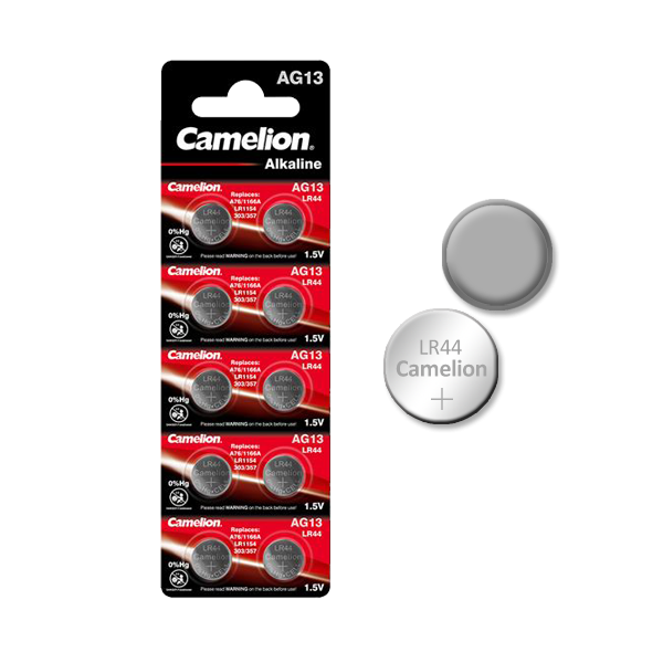 LR44-AG13-BP10 ΜΠΑΤΑΡΙΑ CAMELION ΑΛΚΑΛΙΚΗ 10τμχ. CAMELION