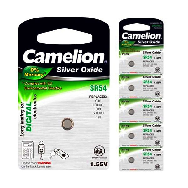 SR54-BP5  ΜΠΑΤΑΡΙΑ CAMELION SILVER OXIDE G10/389 CAMELION