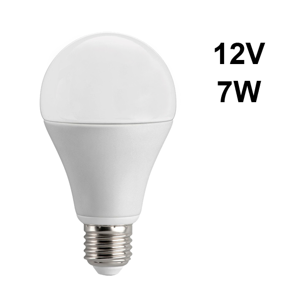 BU055-7W-DW-12V ΛΑΜΠΑ LED 12V E27 7W 6000K