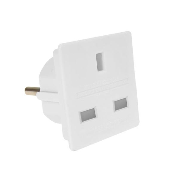 LAMTECH EU SCHUKO TO UK 16A TRAVEL ADAPTER LAM113300