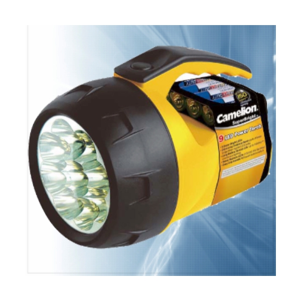 CAMELION FL-9LED-4R6B ΦΑΚΟΣ ΜΕ ΜΠΑΤΑΡΙΕΣ 4xR6P  CAMELION