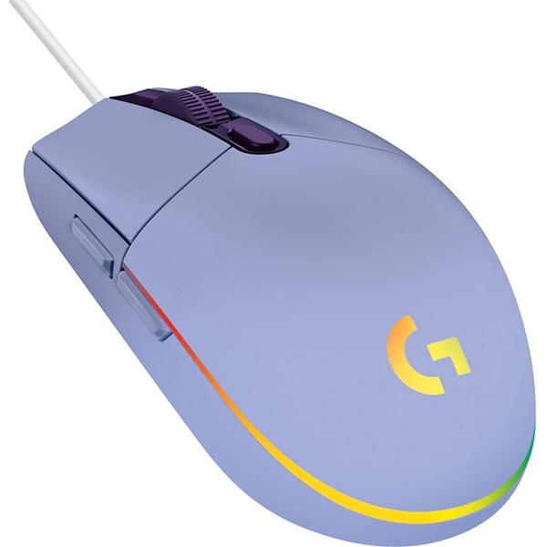 LOGITECH Mouse Gaming G102 Lightsync White