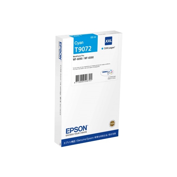 EPSON Cartridge Cyan XXL C13T90724N