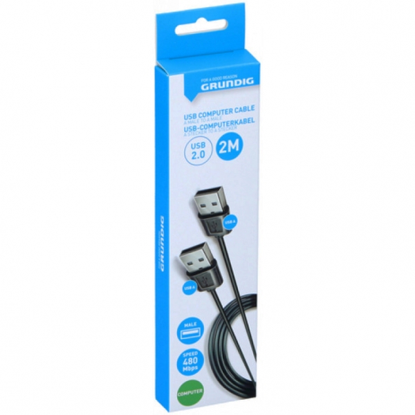 GRUNDIG 47239 ΚΑΛΩΔΙΟ USB ΣΕ USB ΑΡΣΕΝΙΚΟ 2M GRUNDIG