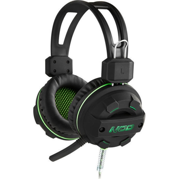 NOD G-HDS-002 Gaming Headset Over Ear Black Green