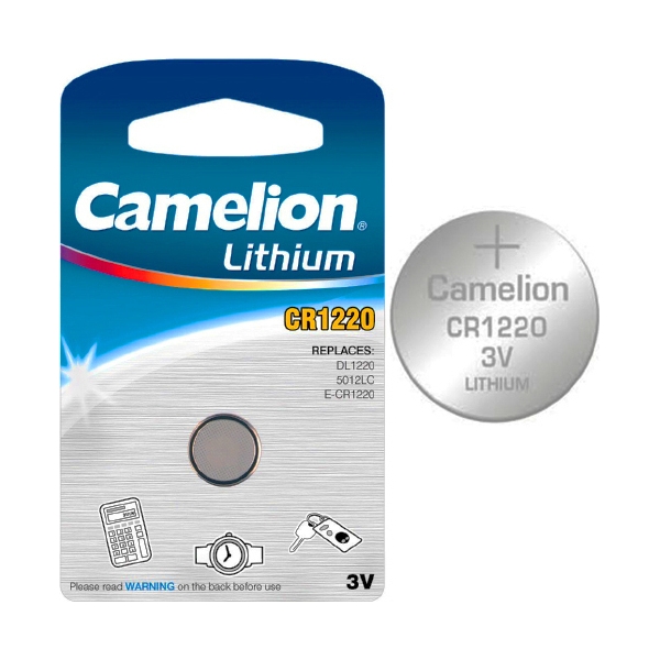 CR1220-BP1 ΜΠΑΤΑΡΙΑ CAMELION ΛΙΘΙΟΥ ΚΟΥΜΠΙ CAMELION