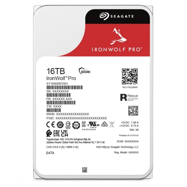SEAGATE IronWolf Pro 16T ST16000NT001, SATA III, 3.5''