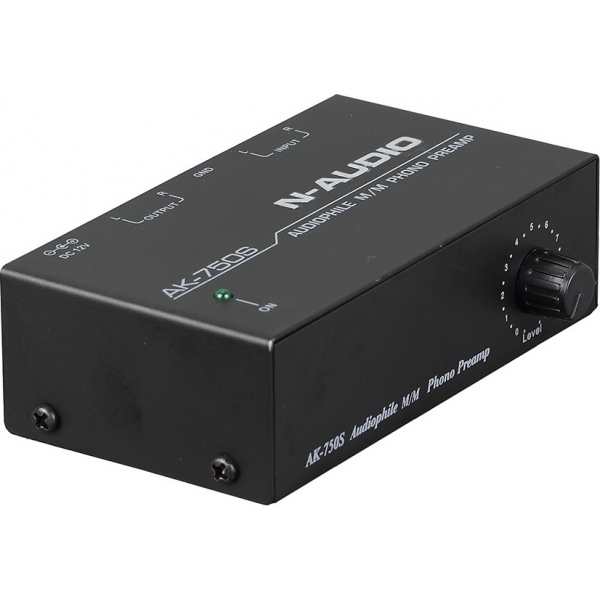 N-AUDIO AK750S Προενισχυτής Πικάπ που Μετατρέπει Σήμα Phono Σε Line