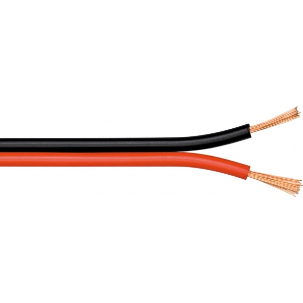 GOOBAY καλώδιο ήχου 2x 1.5 mm² 67732, CCA, 10m, μαύρο & κόκκινο