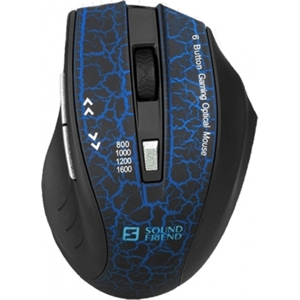 Sound Friend SF-9196 Ασύρματο Gaming Ποντίκι Blue